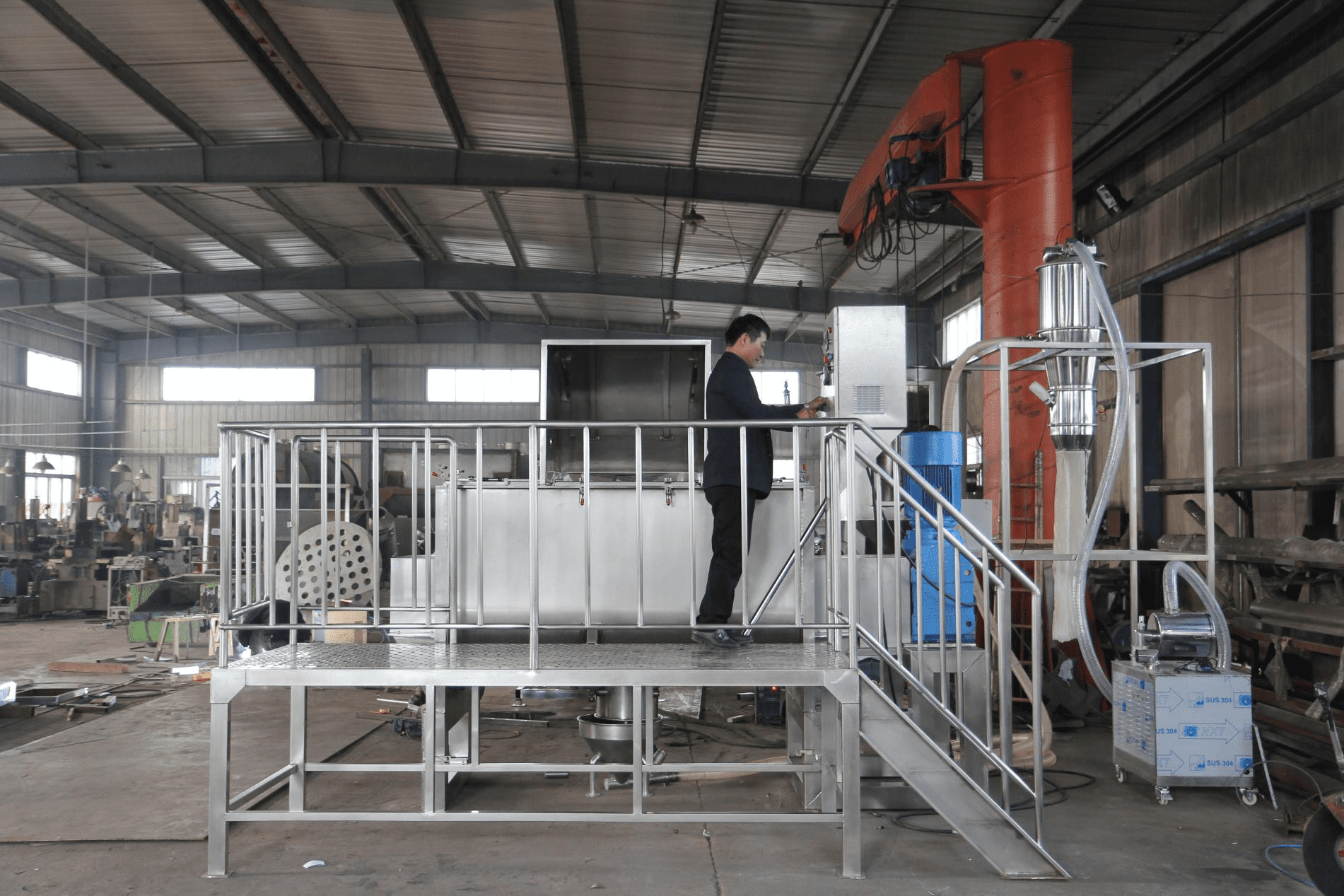 Ленточные и лопастные блендеры SS304