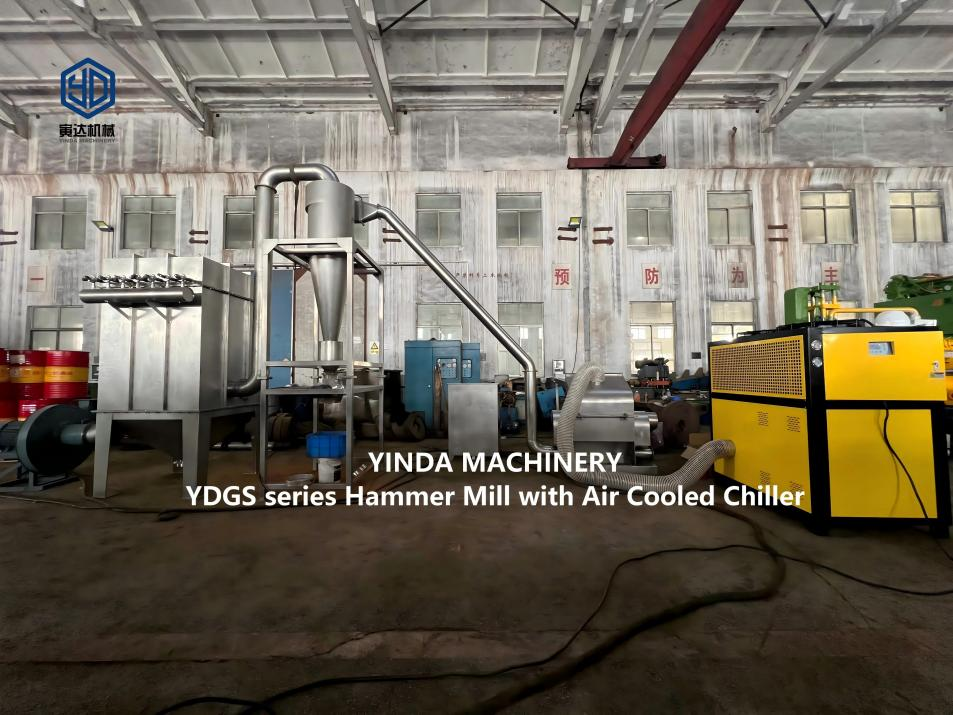 how to use yinda amaranth oil cake grinding machine from coarse to fine powder (2)
