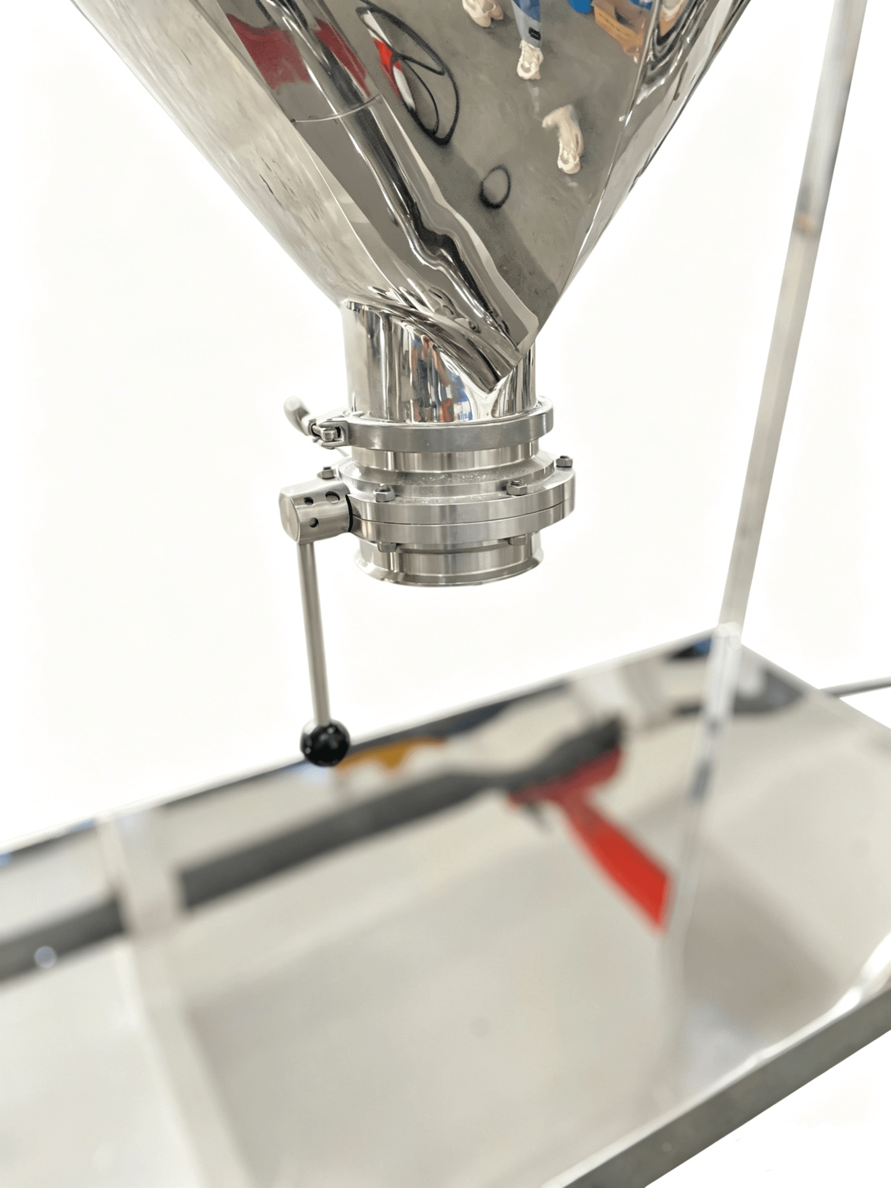 ydv v mixer discharge system