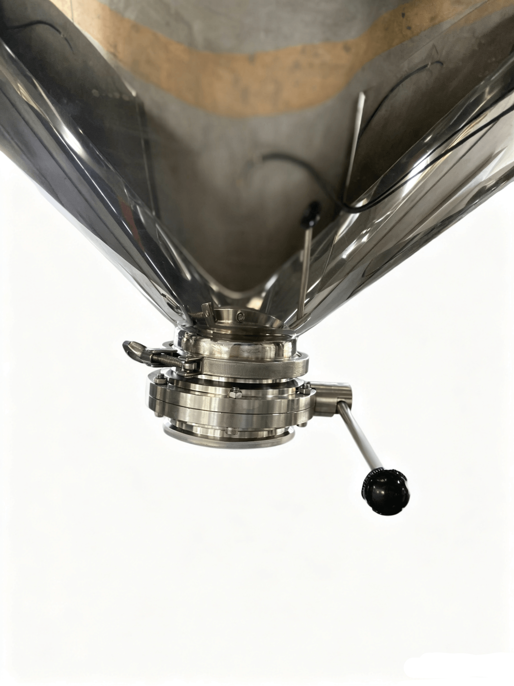 yinda double cone blender discharge