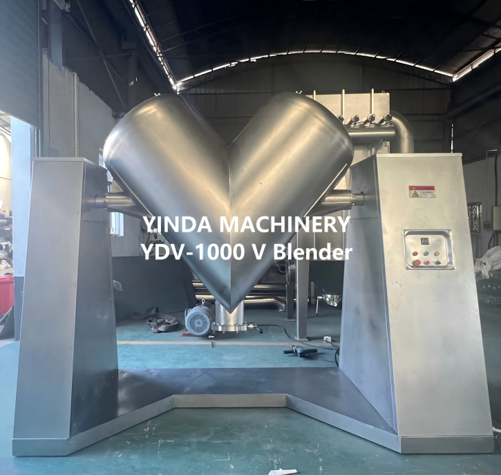 ydv series collagen powder mixing v cone blender