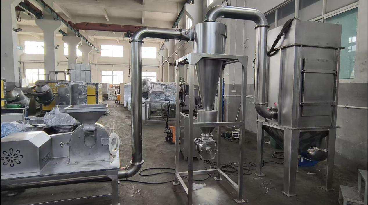 advanced instant tea processing equipment pin mill with pulse dust collection system solution for crystal instant tea (1)
