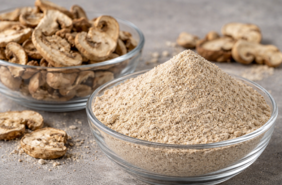 can freeze dried mushrooms be ground by a hammer mill for soup powder (2)