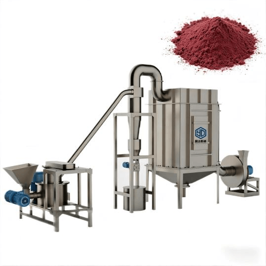 hibiscus powder processing for food and beverage by yinda machinery (3)