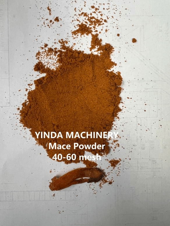 mace grinding machine low temperature grinding line for mace powder processing (2)