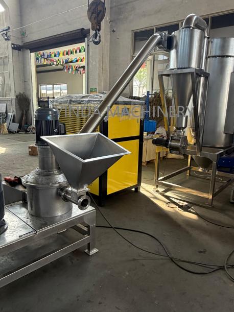Yinda low temperature banana powder grinding test system