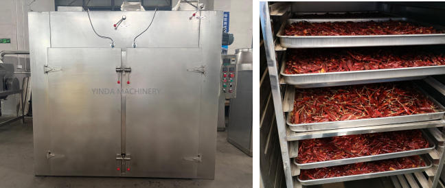 YDHF Series drying oven used for chili drying test