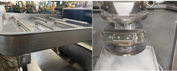Metal separator system for ferrous particle removal in spice and herb processing