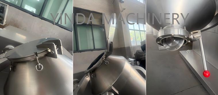 Main Components of YDSW Series 3D Mixer Machine | Yinda Machinery